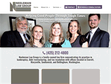 Tablet Screenshot of neelemanlaw.com